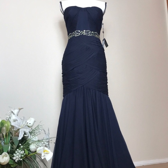 NWT ADRIANNA PAPELL Rhinestone Waist - Picture 2 of 8